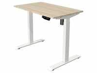 Höhenverstellbarer Schreibtisch Move 1 100 x 60 cm - Ahorn/Weiß