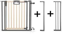 Geuther Treppenschutzgitter Easylock Wood Plus (Ohne Bohren) (108 cm - 116,5 cm)