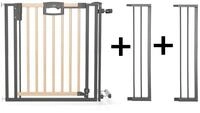 Geuther Treppenschutzgitter Easylock Wood Plus (Ohne Bohren) (116 cm - 124,5 cm)