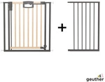 Geuther T&uuml;rschutzgitter Easylock Wood Plus (Ohne Bohren) (128,5 cm - 136,5 cm)