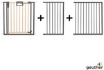 Geuther T&uuml;rschutzgitter Easylock Wood Plus (Ohne Bohren) (200,5 cm - 208,5 cm)