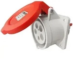 Bals CEE Anbausteckdose gerade 32A 5P 400V Einbausteckdose QUICK-CONNECT...