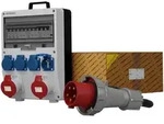 Stromverteiler TD-S/FI 2x32A 4x230 franz System SKH Kabel 5x10mm2 Doktorvolt&reg;