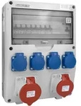 Stromverteiler TD-S/FI 16A 32A 4x230V franz/belg System Doktorvolt DV-6916-F