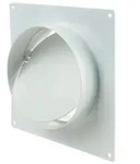 Wandflansch &oslash;100mm mit R&uuml;ckstauklappe AirRoxy 02-505