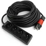 Verl&auml;ngerungskabel 4-fach 15m Steckdosenleiste 3x1,5mm2 schwarz Doktorvolt