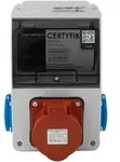 Wandverteiler XS 16A 2x230V IP44 Stromverteiler Komplett Verdrahtet Doktorvolt