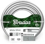 Gartenschlauch 1/2" NTS knickfest verdrehungsfest Wasserschlauch WHITE SILVER BRADAS