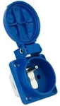 Mennekes Anbausteckdose Blau franz&ouml;sisch/belgische Typ-E 230V IP44 11111