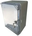 Schaltschrank UNI-mini/T mit Schloss Verteilerschrank IP65 Industriegeh&auml;use IP65 E-P