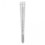 Niederschlagsmesser Regenmesser bis 160mm/m2 Garten WHITE LINE Bradas WL-M17