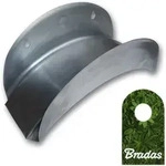 Wandschlauchhalter Schlauchhalter aus Metall silber f&uuml;r Gartenschlauch Bradas
