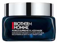 Biotherm - Homme Force - Supreme Black Mask – Nachtcreme - biotherm Men Black Mask