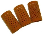 Metallwickler beflockt orange, 32 mm