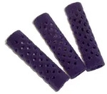 Metallwickler beflockt violett 15 mm 12 St&uuml;ck