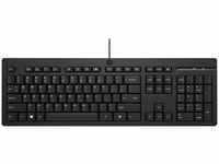 HP 266C9AA#ABD, HP 125 Wired Keyboard GR deutsch USB Tastatur QWERTZ