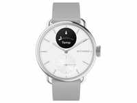 WITHINGS - SCANWATCH 2 - silver weiß grey silicon / 38mm