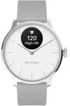 WITHINGS - SCANWATCH LIGHT - silver white grey silicon / 37mm