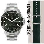 WITHINGS - SCANWATCH NOVA - silver green silver steel / 42mm + Gratis