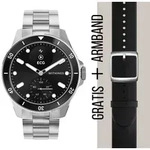 WITHINGS - SCANWATCH NOVA - silver black silver steel / 42mm + Gratis