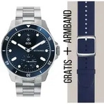 WITHINGS - SCANWATCH NOVA - silver blue silver steel / 42mm + Gratis