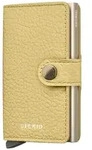 SECRID - MINIWALLET - PEBBLE - butter yellow