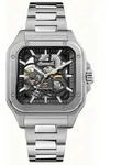 INGERSOLL - THE OLLIE - silber - schwarz-skelettiert - silber / 42 MM