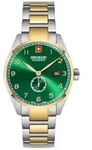 SWISS MILITARY HANOWA - LYNX - Metallarmband - gold silver - green dial