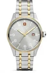 SWISS MILITARY HANOWA - THUNDERBOLT - Metallarmband - silver gold - silver dial