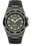 SWISS MILITARY HANOWA - OCEAN PIONEER - Silikonarmband - black - dark green dial