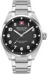 SWISS MILITARY HANOWA - GREYHOUND - Metallarmband - silver - black dial