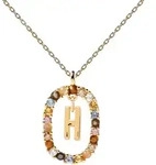 PD PAOLA - BUCHSTABE ''H'' CIRCLE - Halskette - gold