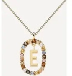 PD PAOLA - BUCHSTABE ''E'' CIRCLE - Halskette - gold