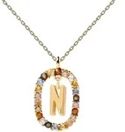 PD PAOLA - BUCHSTABE ''N'' CIRCLE - Halskette - gold