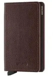 SECRID - SLIMWALLET - VEG - Tanned - espresso brown