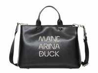 Mandarina Duck Lady Duck Handtasche Leder 35 cm black