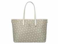 Tommy Hilfiger TH Monoplay Leather Shopper Tasche 36 cm neutral