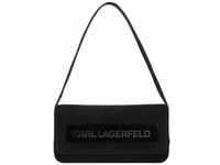 Karl Lagerfeld Essential Schultertasche Leder 24 cm black