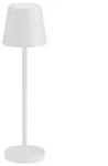 LCD Tischleuchte Wei&szlig; LED #5098