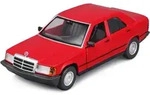 Bburago 18-21103 - Modellauto - Mercedes 190E ́87 (rot, Ma&szlig;stab 1:24)