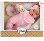 Toi-Toys 02021Z - BEAU Babypuppe 40cm mit Flasche+L&auml;tzchen (zuf&auml;llige Auswahl)