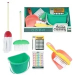 Toi-Toys HOUSE CLEANING Reinigungsset 7-teilig &ndash; Eimer, Besen, Mop & Stickerplan