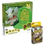Dinosaurier Spiele 2er Set - Match + Trumpfstars