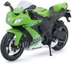 Maisto 531187 - Modellmotorrad - Kawasaki Ninja ZX-10R (schwarz-gr&uuml;n, Ma&szlig;stab...