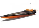 Maisto Tech - Ferngesteuertes Speedboat - Hydro Blaster (schwarz/orange)