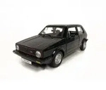 Bburago - Modellauto - VW Golf 1 GTI 1979 (schwarz, Ma&szlig;stab 1:24)