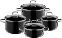 Silit Silargan&reg; Elegance Topf-Set, 4-teilig, Black