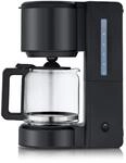 WMF Stelio Kaffeemaschine Glas, Deep Black