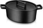 Flavour Br&auml;ter oval, 33 x 26 cm, Black