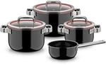 Fusiontec Function Pro, Topf-Set, 4-teilig, Black